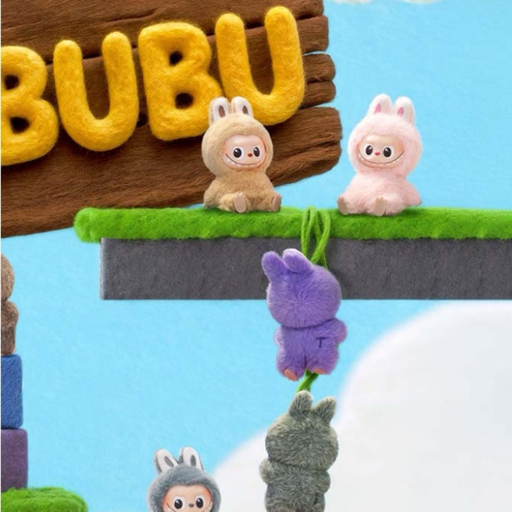 Pop Mart NEW! “Pins for Love” 4inch Monster Labubu Keychain (N-Z Series) - Picture 6 of 17